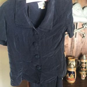 Petite 2 piece pant suit